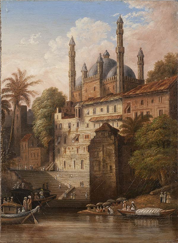 Lahore Scene, August Schoefft (1809 - 1888), Lahore Scene, Circa 1841