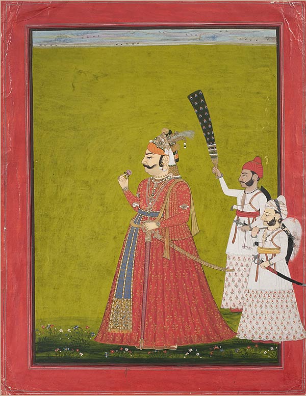 Maharaj Shree Padam Singhji of Ratlam, Mewar, Circa 1750, 34 x 26 cms