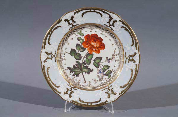 Set of Six Coalport Dessert Plates, Circa 1820