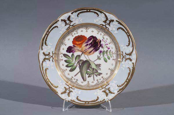 Set of Six Coalport Dessert Plates, Circa 1820