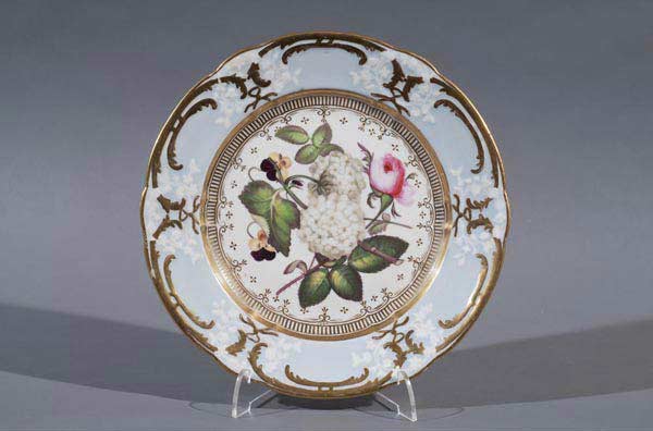 Set of Six Coalport Dessert Plates, Circa 1820