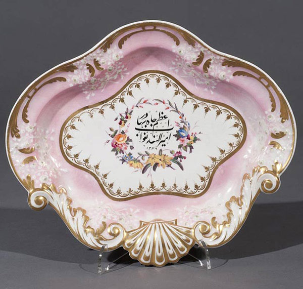 Hand-painted, soft paste porcelain