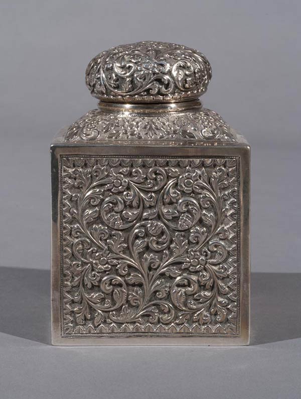 Oval Silver Box, Early Kutch, Circa 1860