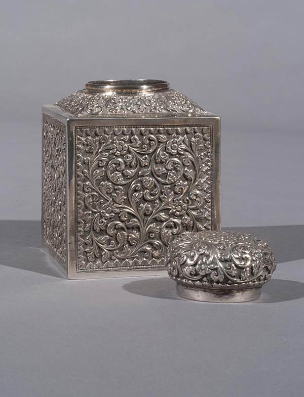 Oval Silver Box, Early Kutch, Circa 1860